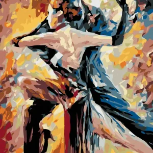 Exklusiv Diamond painting - TANZPAAR