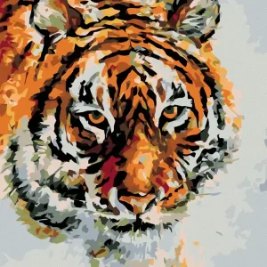 Sale Diamond painting - TIGER IM SCHNEE