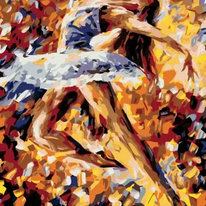Jetzt Kaufen Diamond painting - SCHÖNE BALLERINA IN FARBEN