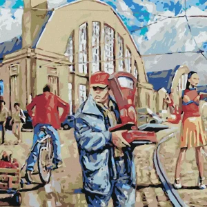 Aktuell Diamond painting - STÄDTISCHES EILEN