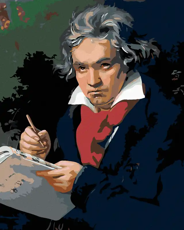 Diamond painting – LUDWIG VAN BEETHOVEN Sonderangebot
