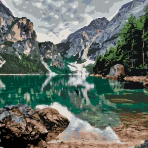 Gleich Bestellen Diamond painting - SEE IN DEN BERGEN