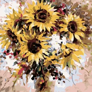 Diamond painting - SONNENBLUMENSTRAUß Heute Kaufen