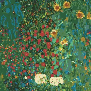 Diamond painting - DER SONNENBLUMENGARTEN (G. KLIMT) Ab Werk