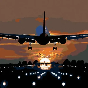 Highlight Diamond painting - ZUR SONNE FLIEGEN