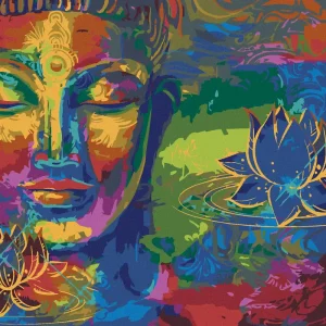 Diamond painting - REGENBOGEN BUDDHA Jetzt Zugreifen