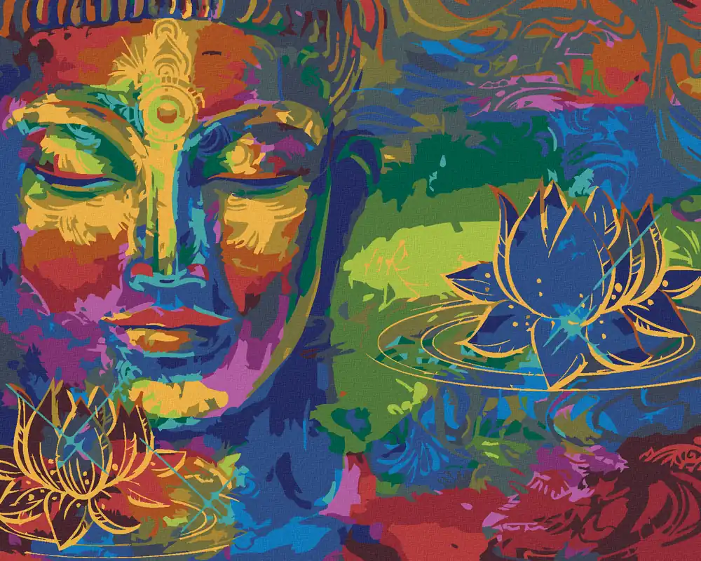 Diamond painting – REGENBOGEN BUDDHA Jetzt Zugreifen