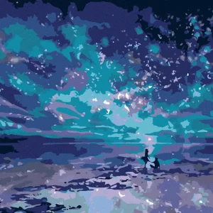 Sonderaktion Diamond painting - BLAUES POLARLICHT