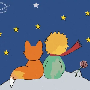 Preis Gesenkt Diamond painting - DER KLEINE PRINZ UND STERNE