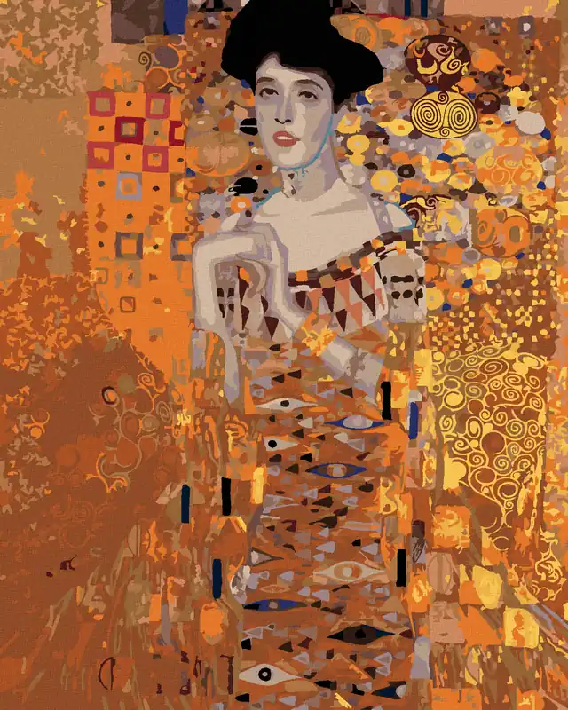 Diamond painting – GOLDENE ADELE (G. KLIMT) Echt