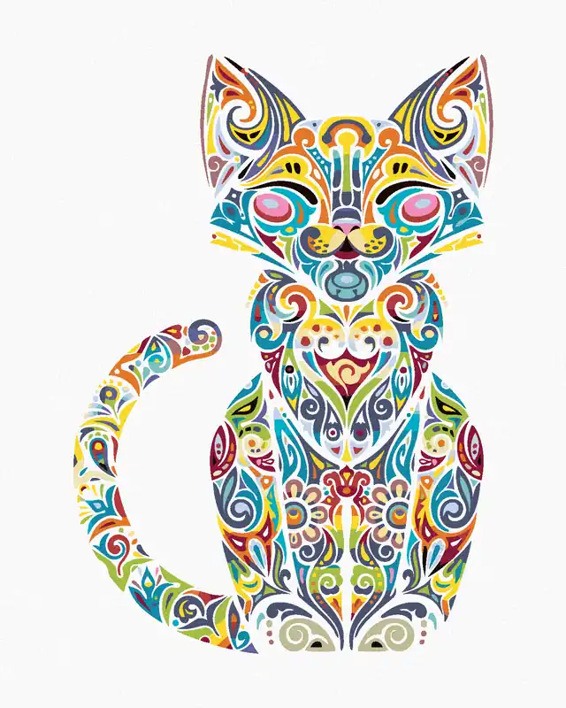 Diamond painting – MANDALA KATZE Abverkauf