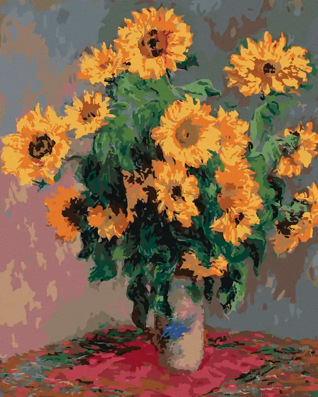 Knallerangebot Diamond painting – SONNENBLUMEN (CLAUDE MONET)