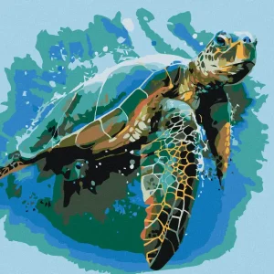 Neue Ware Diamond painting - SUPPENSCHILDKRÖTE