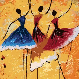 Diamond painting - BLUMENTÄNZERINEN Geld-Zurück-Garantie