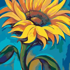 Diamond painting - GROßE SONNENBLUME Rabatt