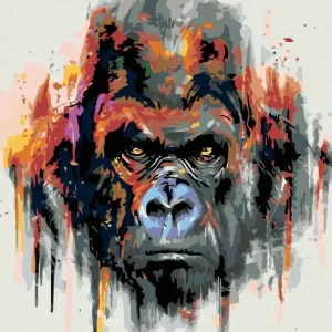Solange Der Vorrat Reicht Diamond painting - GORILLA