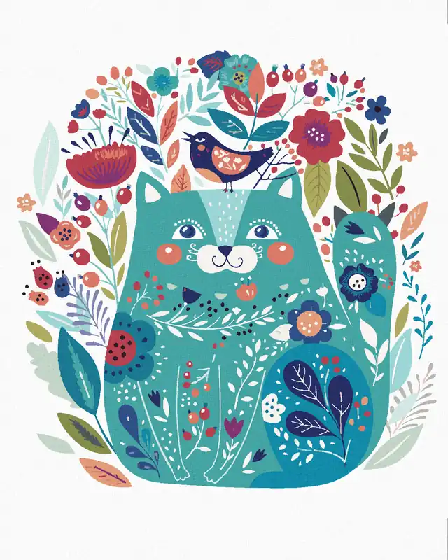 Diamond painting – BLUMENKATZE Sale