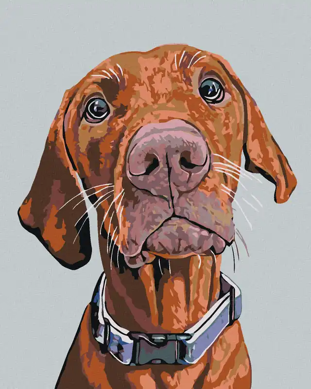 Diamond painting – RIDGEBACK MIT BLAUEM HALSBAND Begrenztes Angebot