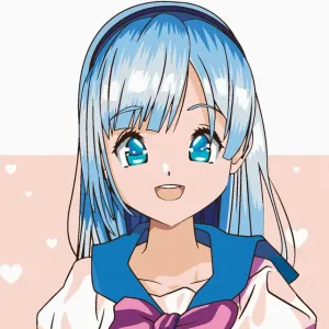 Direkt Vom Hersteller Diamond painting - ANIME MÄDCHEN MIT EINER SCHLEIFE