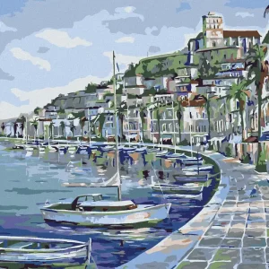 Top-Preis Diamond painting - STÄDTCHEN AN DER KÜSTE