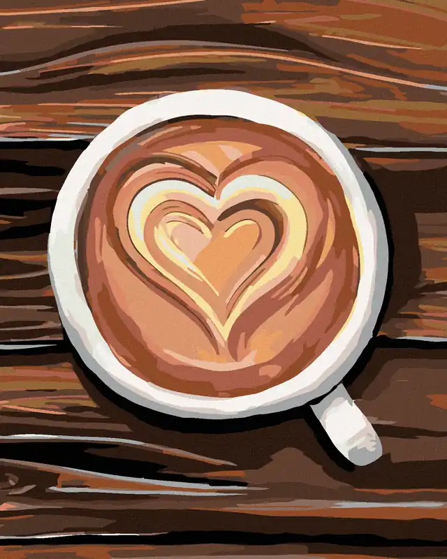 Weltweiter Versand Diamond painting – KAFFEE AUS LIEBE