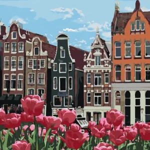 Großhandel Diamond painting - TULPEN IN AMSTERDAM II