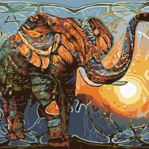 Diamond painting - ELEFANT I Top-Qualität