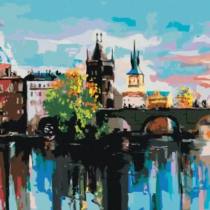 Diamond painting - BUNTE KARLSBRÜCKE Nur Für Kurze Zeit