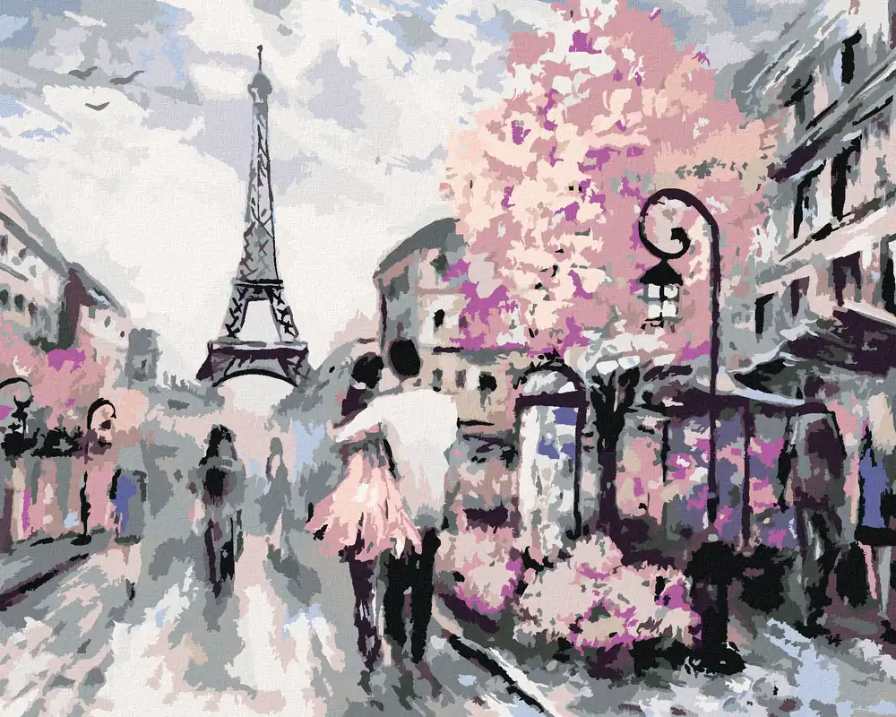 Gratis Versand Diamond painting – EIN SPAZIERGANG DURCH PARIS
