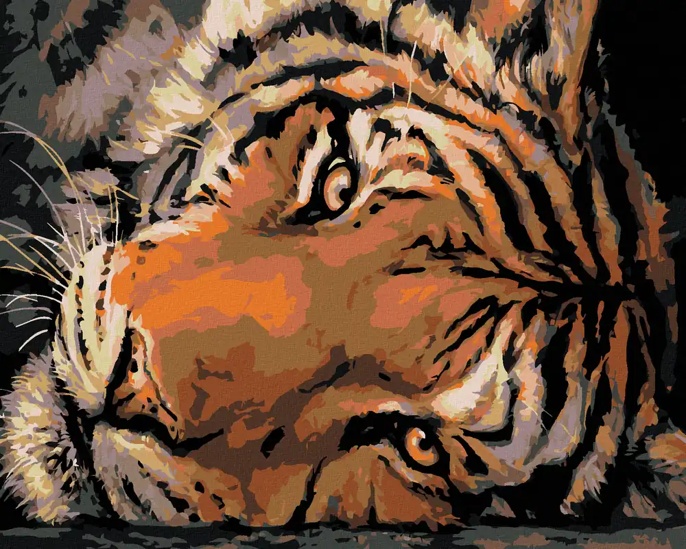 Nur Heute Diamond painting – KLARER TIGERBLICK