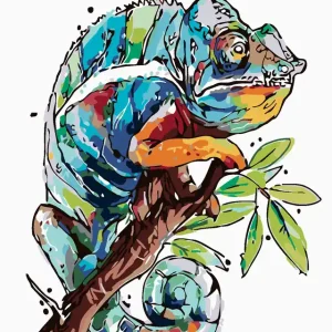 Angebot Diamond painting - CHAMELEON