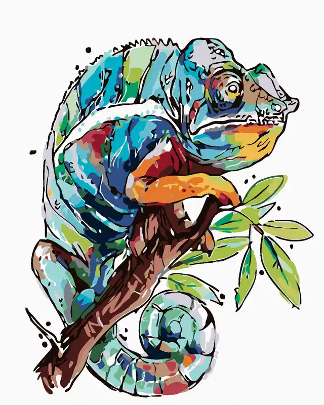 Angebot Diamond painting – CHAMELEON