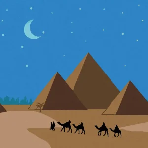 Direktkauf Diamond painting - PYRAMIDEN ÄGYPTEN