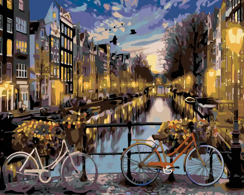 Diamond painting – FAHRRÄDER IN AMSTERDAM Wochenendangebot