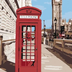 Weltweiter Versand Diamond painting - TELEFONZELLE IN LONDON