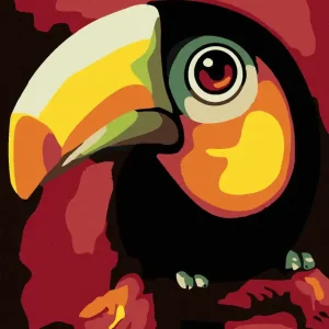 Diamond painting - STRAHLENDER VOGEL Saisonangebot