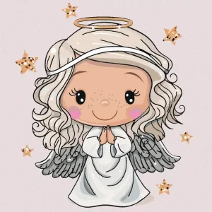 Jetzt Kaufen Diamond painting - NIEDLICHER WEIHNACHTSENGEL