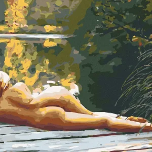 Diamond painting - AUF DEM STEG Kostenloser Versand