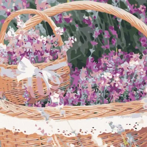 Jetzt Kaufen Diamond painting - LAVENDELKÖRBCHEN