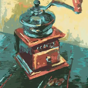 Neu Im Sortiment Diamond painting - KAFFEEMÜHLE