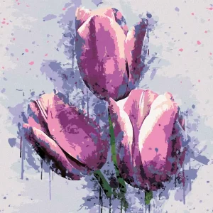 Diamond painting - GEMALTE TULPEN Sofort Bestellen