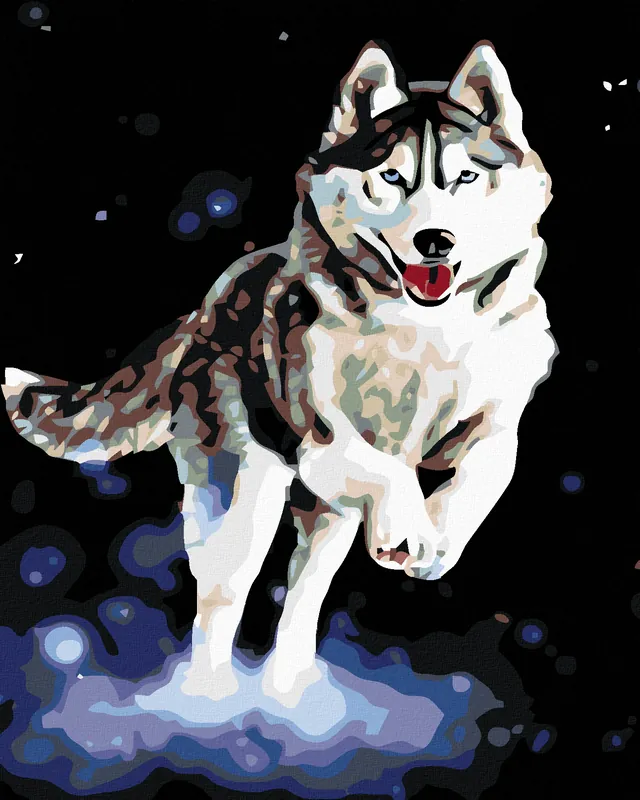 Hochwertig Diamond painting – HUSKY
