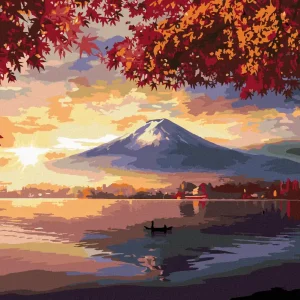 Diamond painting - JAPAN BERG UND SEE Preisknaller