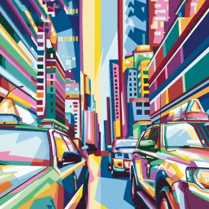 Neue Ware Diamond painting - BUNTE STADT NEW YORK