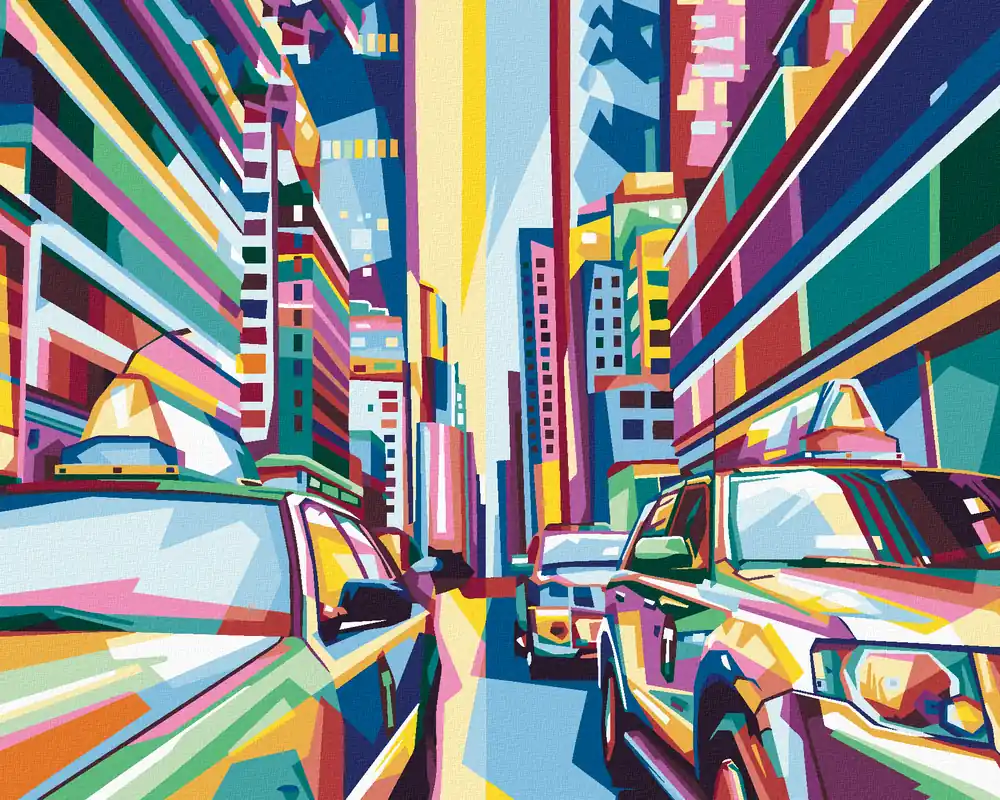Neue Ware Diamond painting – BUNTE STADT NEW YORK