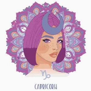 Geld-Zurück-Garantie Diamond painting - STEINBOCK-FRAU