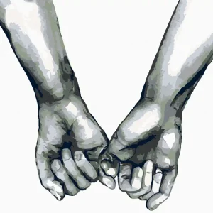 Kostenloser Versand Diamond painting - AN DEN KLEINEN FINGERN