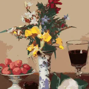 Original Diamond painting - STILLLEBEN VERLOBUNG (HENRI FANTIN-LATOUR)