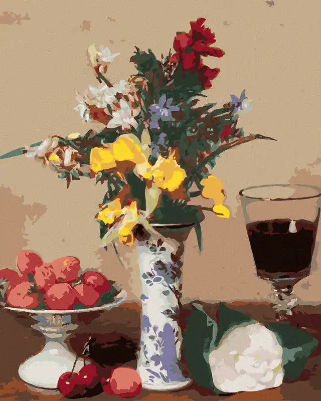 Original Diamond painting – STILLLEBEN VERLOBUNG (HENRI FANTIN-LATOUR)