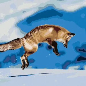 Neu Im Sortiment Diamond painting - SPRINGENDER FUCHS